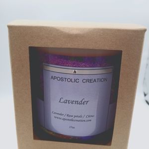 Lavender straight candles